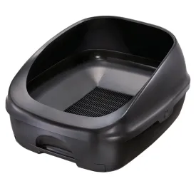 12% OFF: Unicharm Deo Toilet Half Cover Cat Litter Box (Dark Gray)