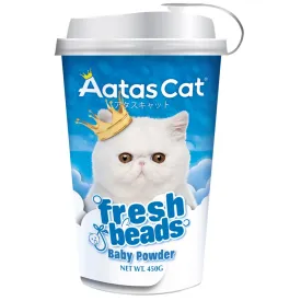 20% OFF: Aatas Cat Litter Deodorising Fresh Beads (Baby Powder) 450g