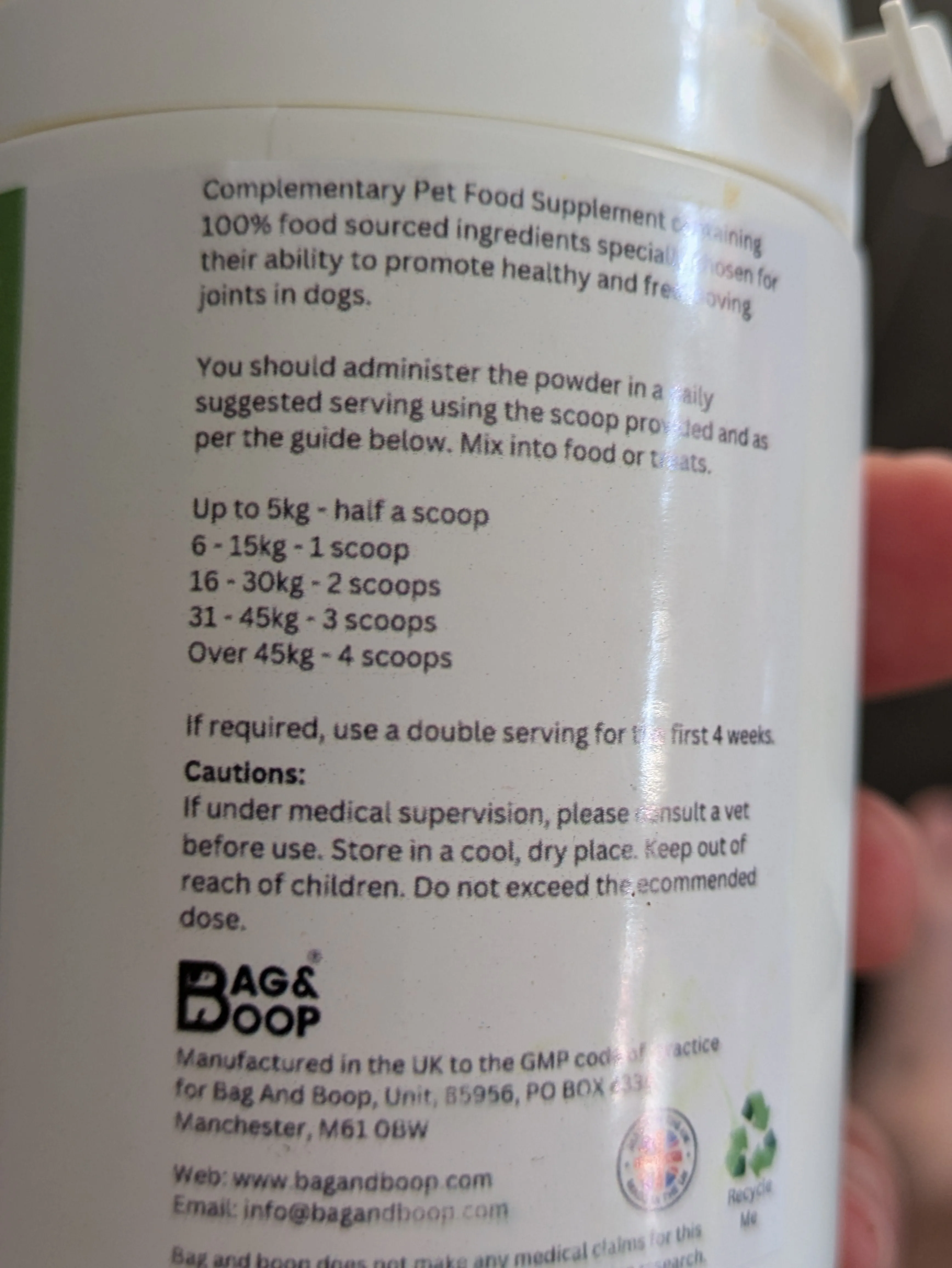 Advanced Joint & Mobility Support For Dogs | Chicken Flavour |