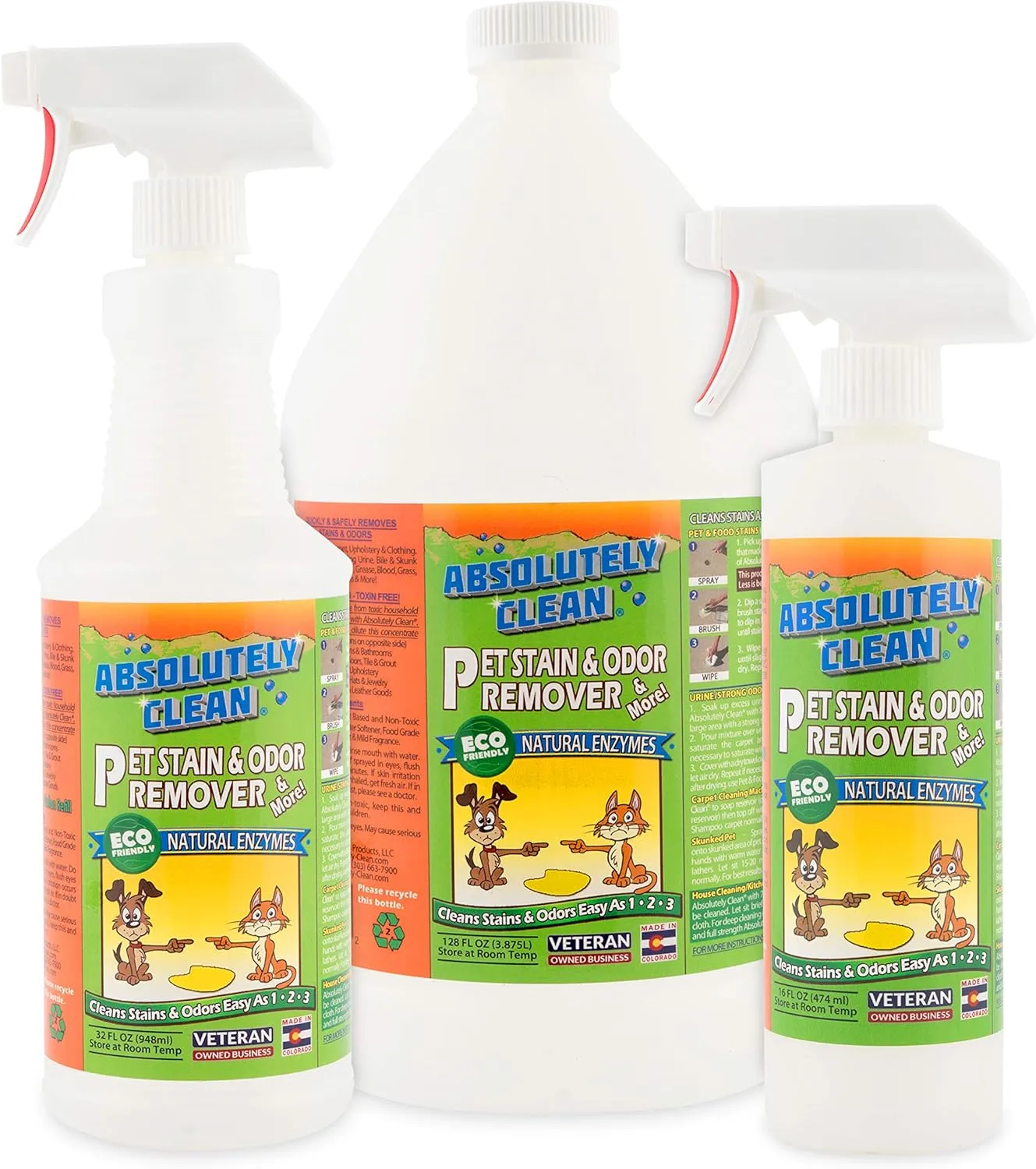  &    enzymes remove  IN Just 60   &  Urine vomit bile feces  blood drool & More    VET approved