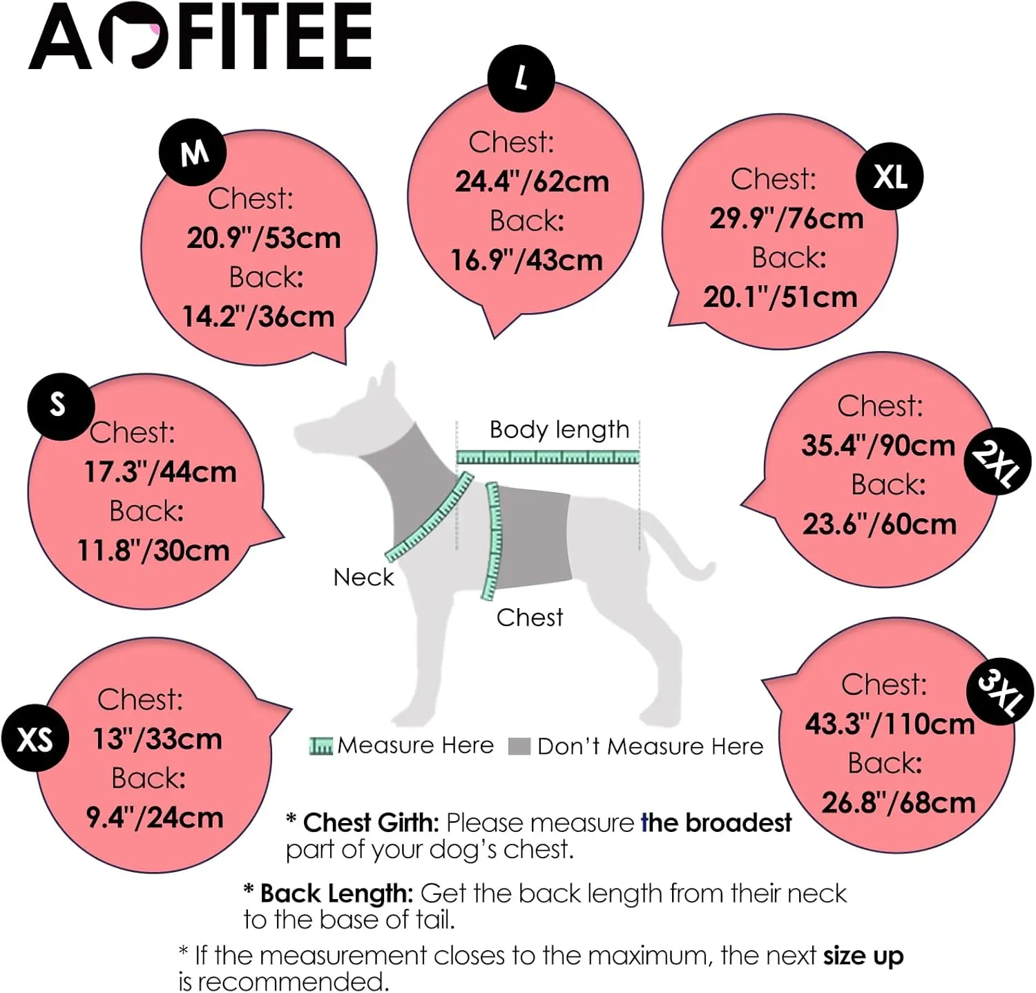 AOFITEE Dog Coat, Warm Dog Winter Coat, Reflective Cold Weather Dogs Puffer Jacket with Harness Built in, Waterproof Pet Fleece Vest Snowsuit for Small Medium Large Dogs, Christmas Red L