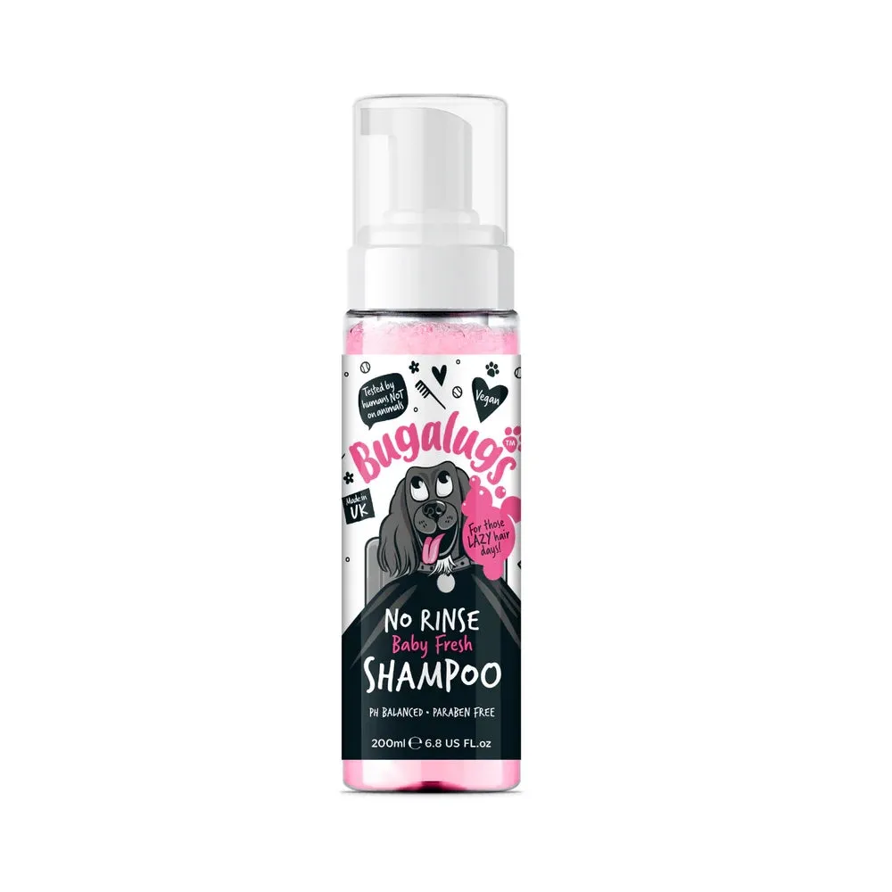 Bugalugs No Rinse Dog Shampoo Baby Fresh