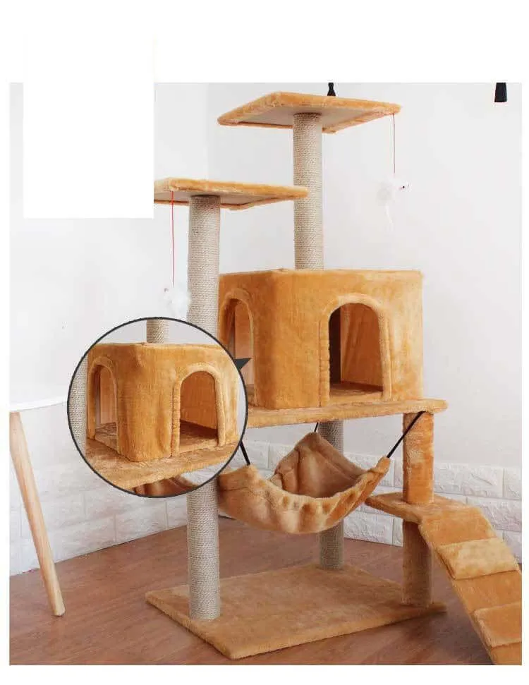 Cat Tree Climbing Scratching Column
