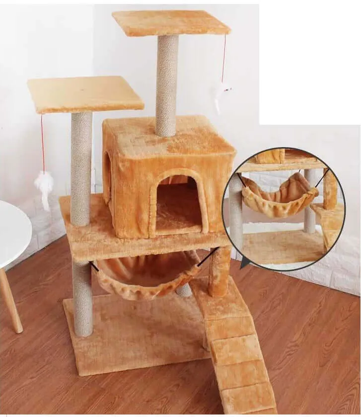 Cat Tree Climbing Scratching Column