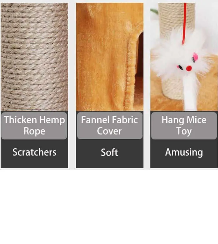 Cat Tree Climbing Scratching Column