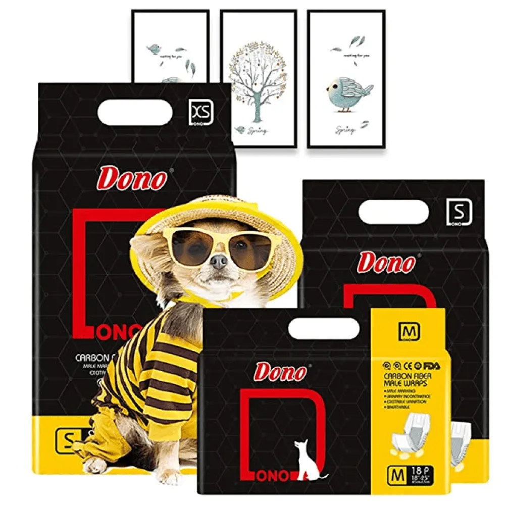 Dono Urine Deodorization with Carbon Technology Diaper for Male Dogs (45x63cm)