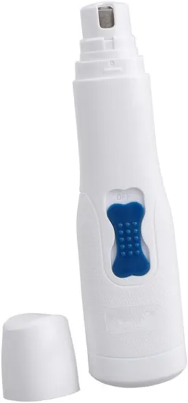 Electric Pet Nail Trimmer Low Noise Ergonomic Design Safe Clipping for Dogs and Cats Battery Operated Nail Clipper for Stress Grooming