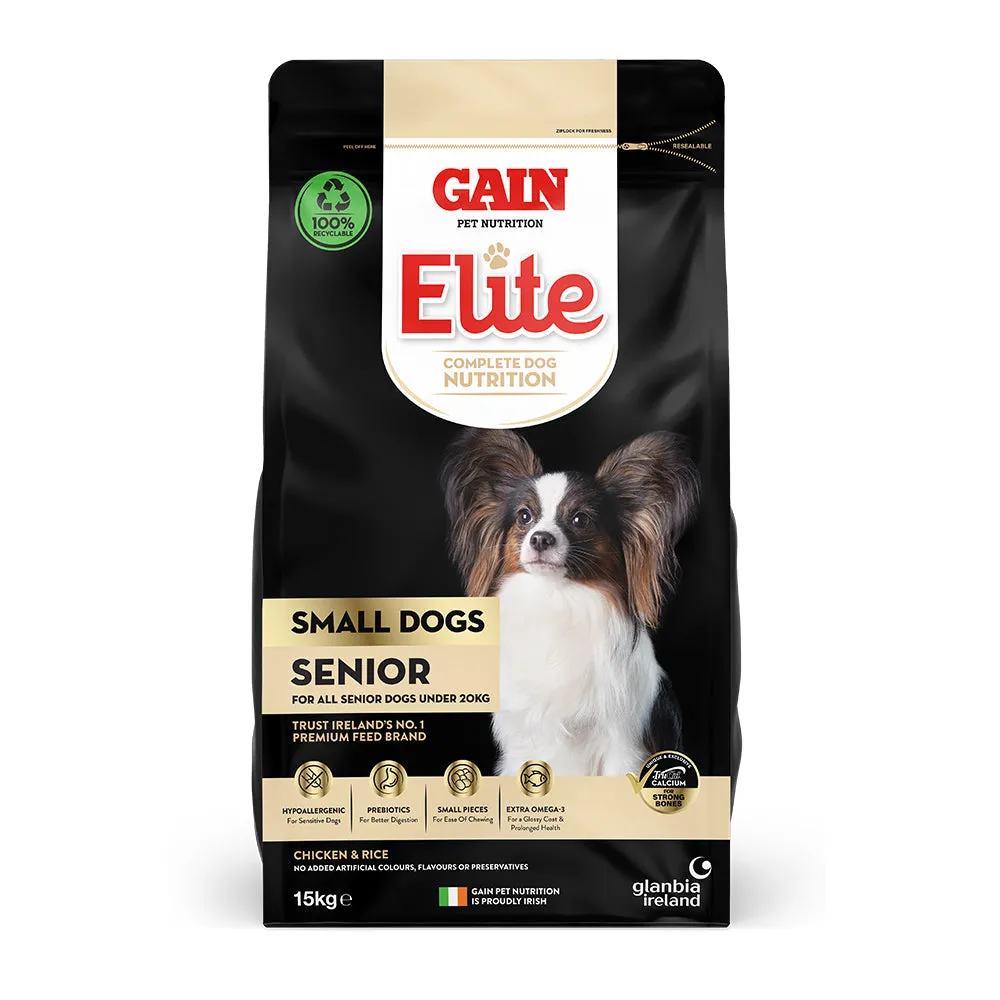 GAIN Elite - Small Dog - Senior
