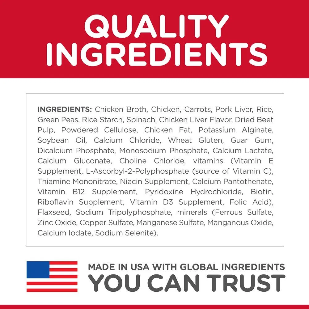 Hill's Science Diet Adult 7  Healthy Cuisine Chicken & Carrots Stew Canned Dog Food, 354g