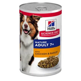 Hill's Science Diet Mature Adult 7  with Chicken & Barley Canned Wet Dog Food