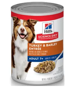Hill's Science Diet Senior Gourmet Turkey Entrée Canned Dog Food, 13 Oz
