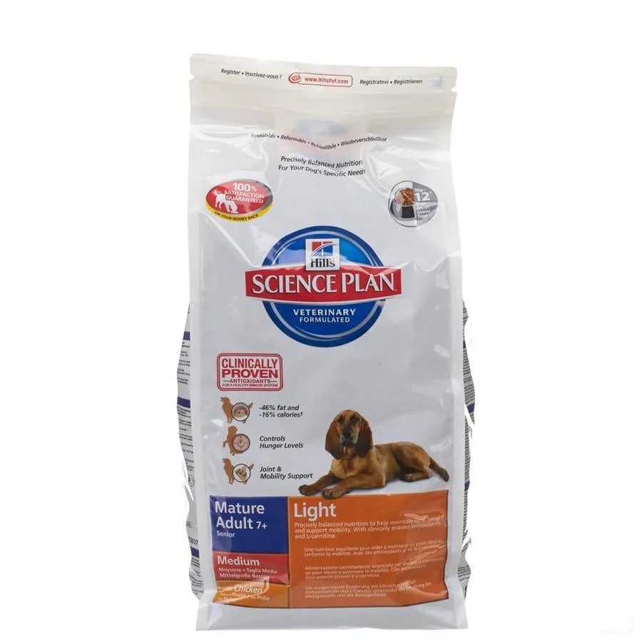 Hills Sc.plan Canine Light Senior Chick. 3kg 8812m