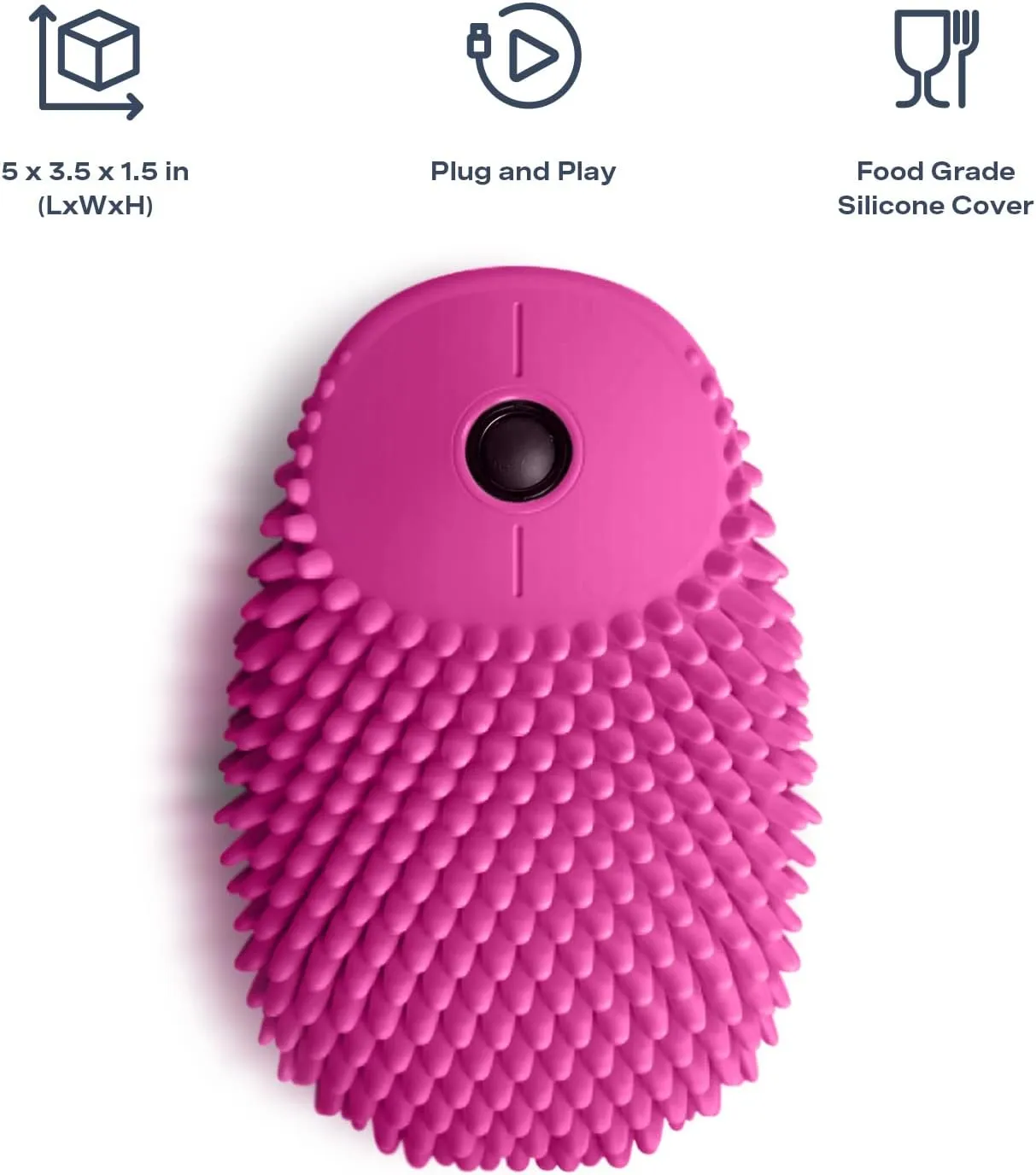 Hoglet Fidget Computer Mouse  Cute Wireless Design, Perfect Tactile Tool for Stress Relief and Focus. Combines Comfort and Functionality for a Unique and Engaging Experience.