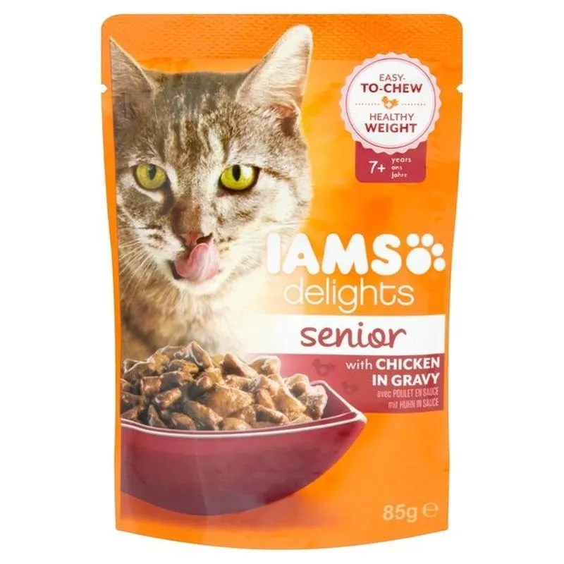 Iams Delights Senior Chicken - Pouch 85g