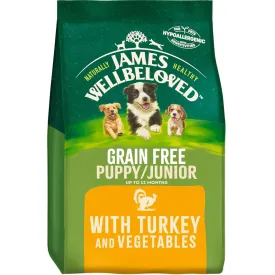 James Wellbeloved Grain Free Puppy Food with Turkey & Vegetables