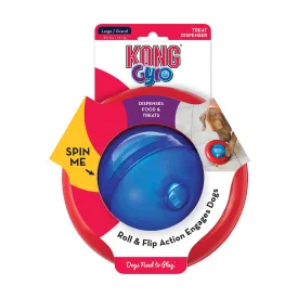 Kong Gyro Interactive Treat and Food Dispensing Strong and Sturdy Dog Toy - Large