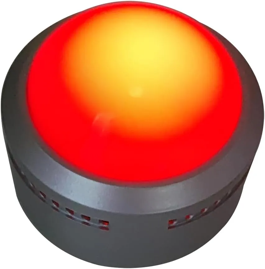 LED Illuminated Recording Button,Talking Buttons,Voice Recorder Button,Talking Buttons,Record Sound Button for Gift Education, Easy Button,Funny Office Gift,Funny Buttonred