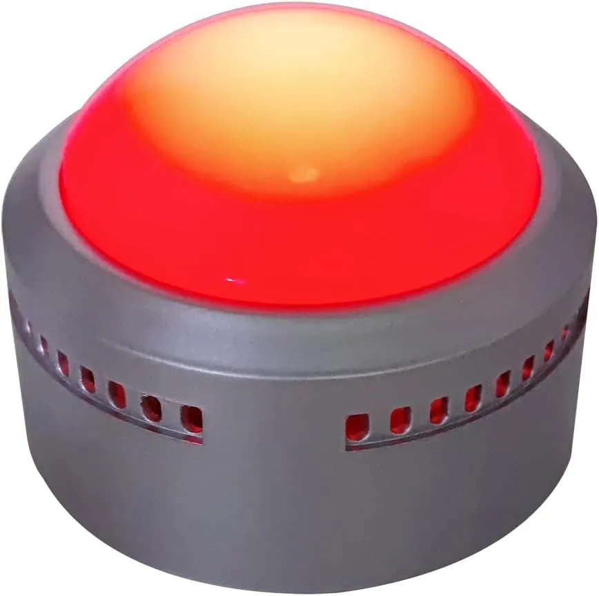 LED Illuminated Recording Button,Talking Buttons,Voice Recorder Button,Talking Buttons,Record Sound Button for Gift Education, Easy Button,Funny Office Gift,Funny Buttonred