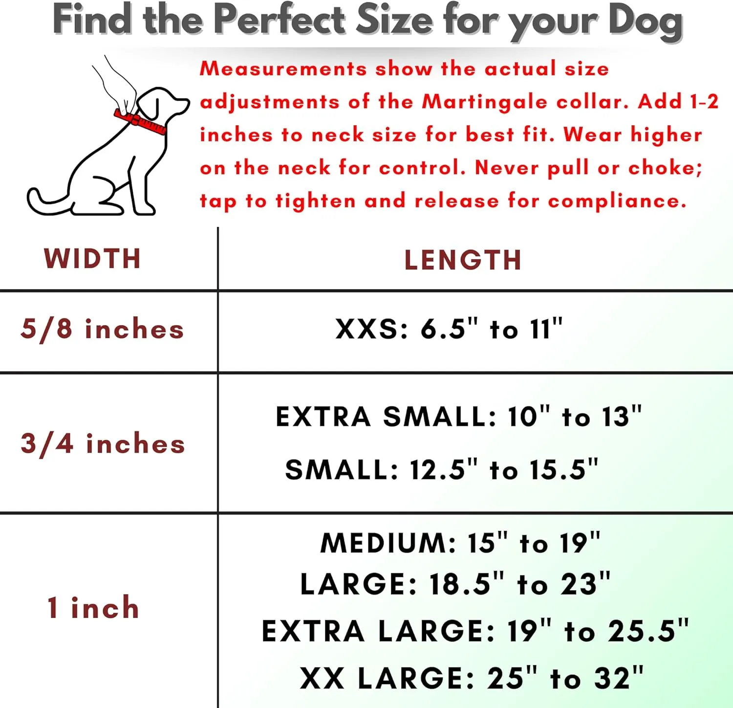 Martingale Collar for Dogs, Biothane, Stainless Steel Hardware, No Pull, Made in The USA, Professional Grade, XXS, Green