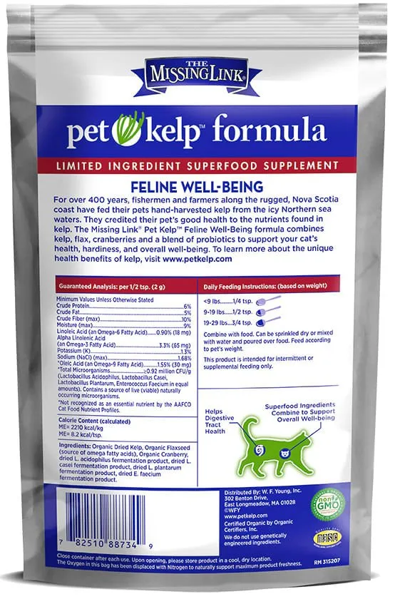 Missing Link Pet Kelp Feline Well-Being Formula