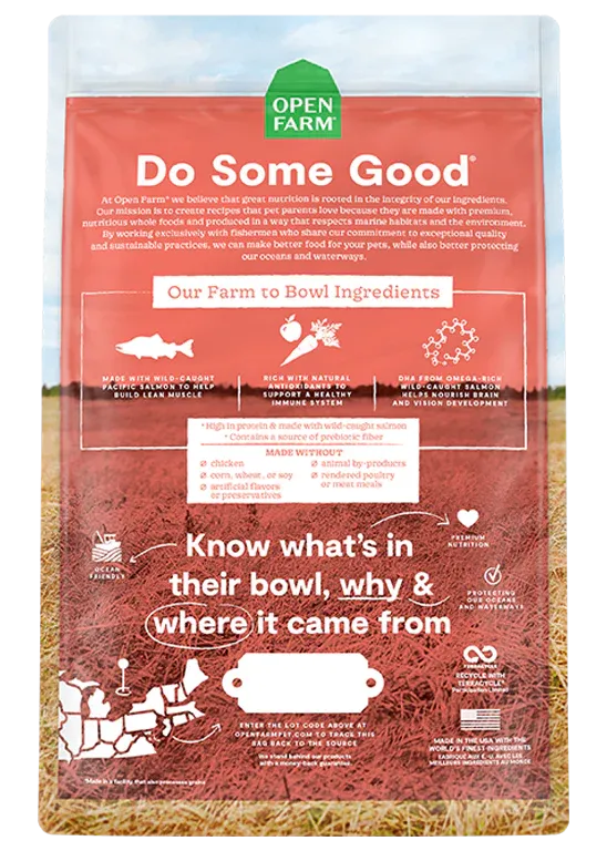 Open Farm - Grain Free Puppy Food - Salmon and Sweet Potato Dry Dog Food