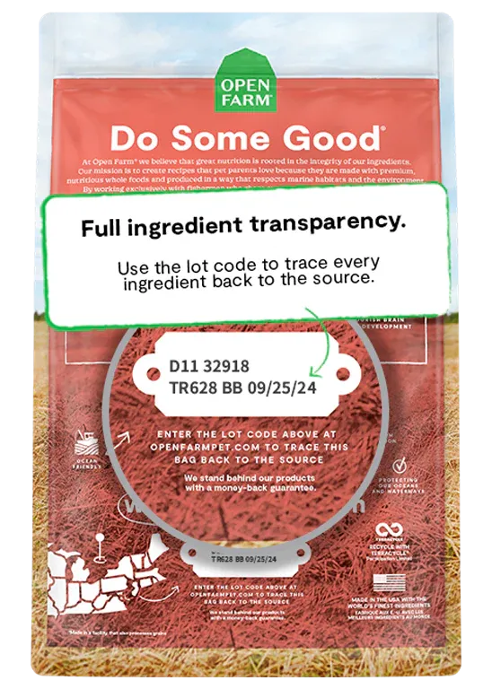 Open Farm - Grain Free Puppy Food - Salmon and Sweet Potato Dry Dog Food