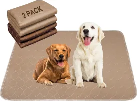 Paw Legend Washable Reusable Dog Pee Pads Super Absorbent (2 Pack) - Washable Reusable Puppy Training Pads | Quality Travel Pee Pads for Dogs | Absorbent and Odor Controlling