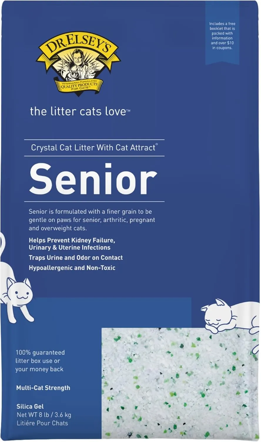 Precious Cat Senior Litter, 8lbs