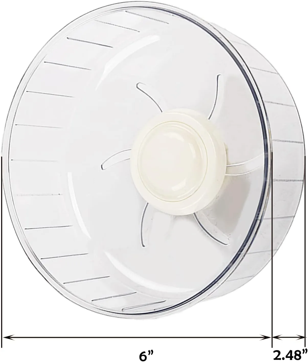 Silent Hamster Exercise Wheel - Hamster Toy Accessories 6.3 Inch Running Spinner Quiet Hamster Runner for Small Animal Pet Gerbil Dwarf Syrian Hamster Hedgehog Rat Mouse Mice etc.
