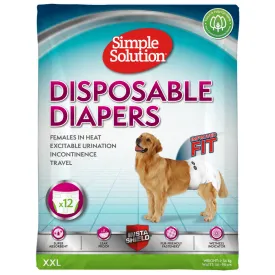Simple Solution Disposable Diaper for Female Dogs (46x58cm)