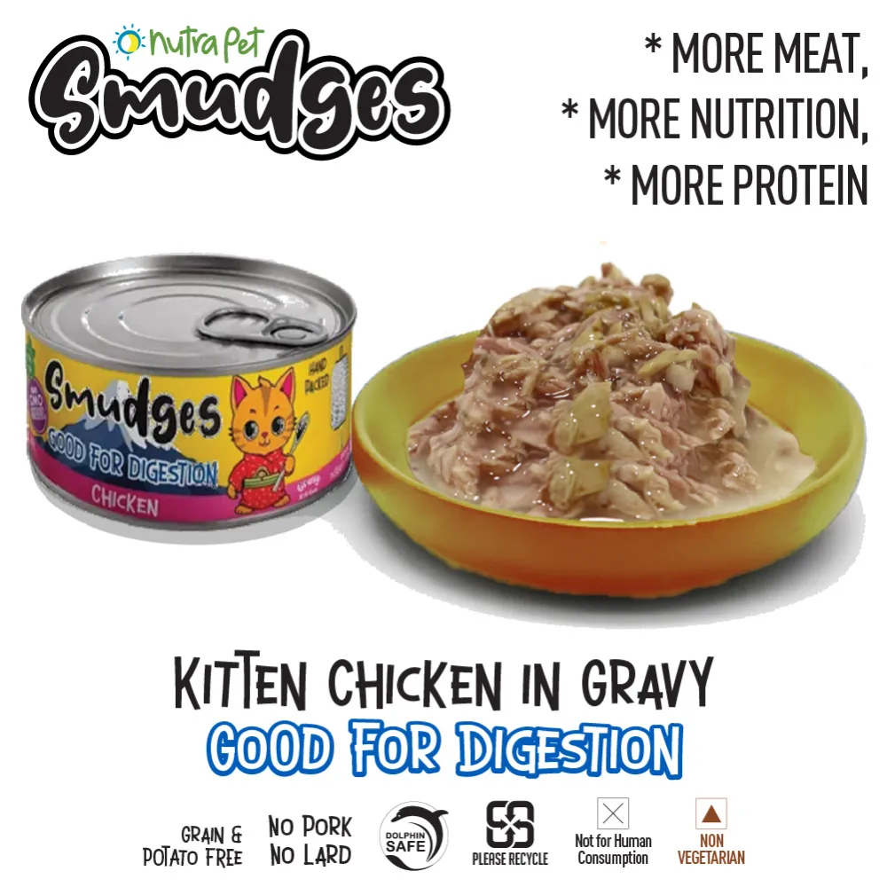 Smudges Chicken Shredded in Gravy Kitten Wet Food