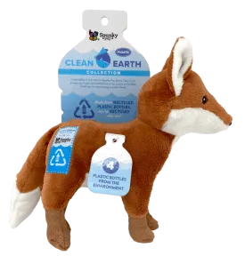 Spunky Pup Recycled Plush Fox