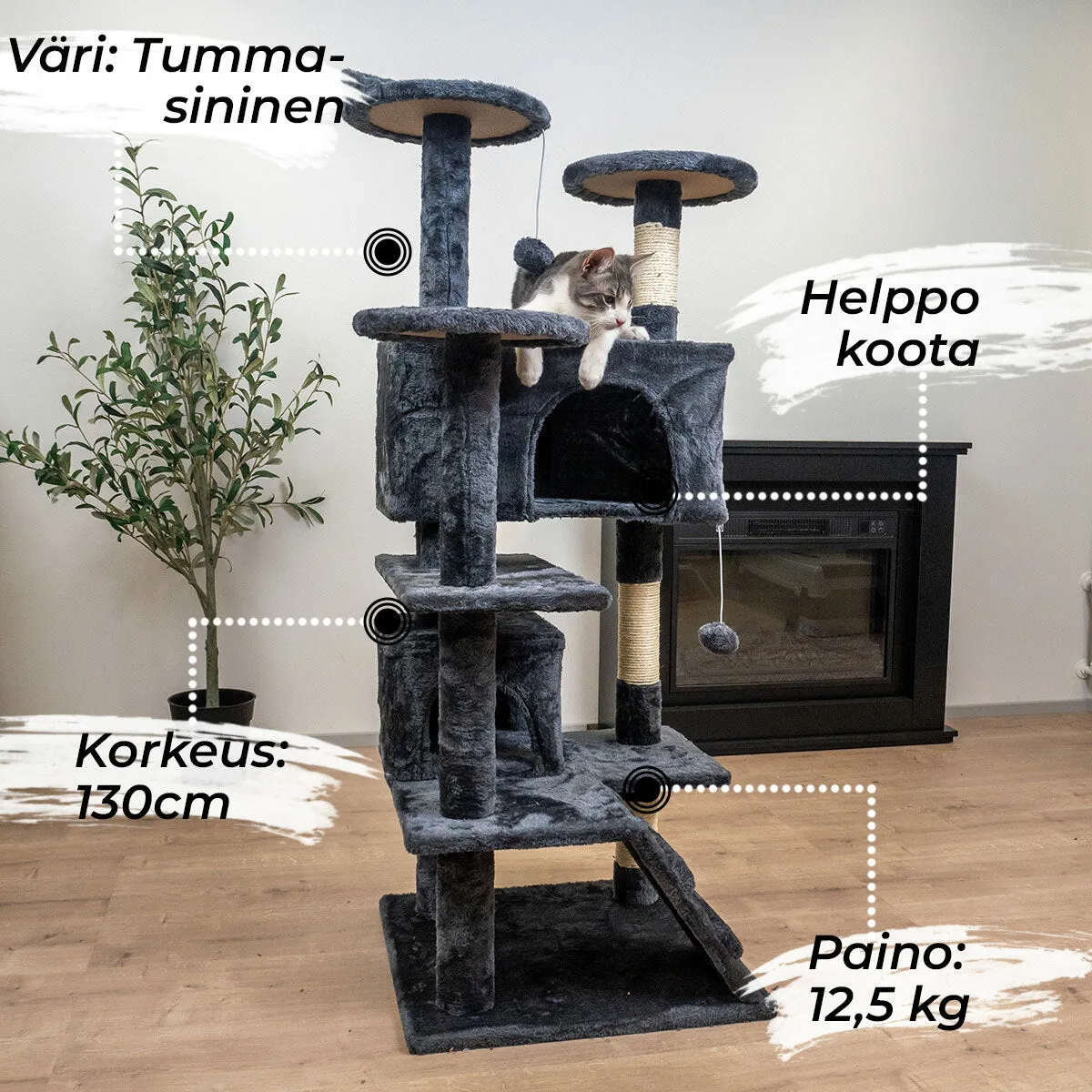 Trekker Cat Tree Hotel 130cm
