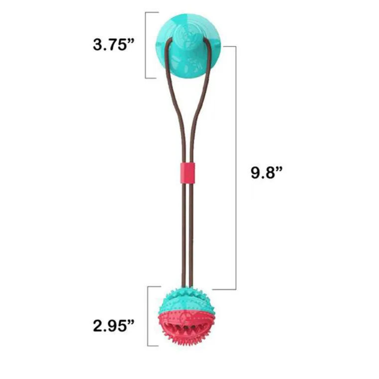 Tug-n-Pull Dog Toy - 2-in-1 Treat Dispensing Dog Toy