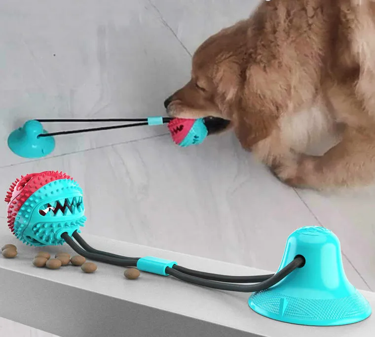Tug-n-Pull Dog Toy - 2-in-1 Treat Dispensing Dog Toy