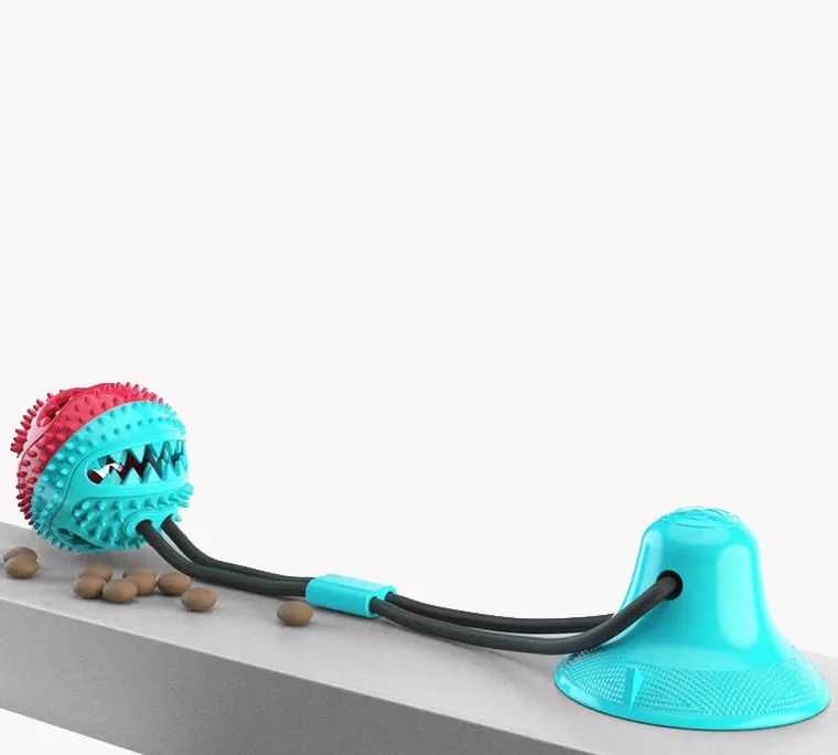 Tug-n-Pull Dog Toy - 2-in-1 Treat Dispensing Dog Toy