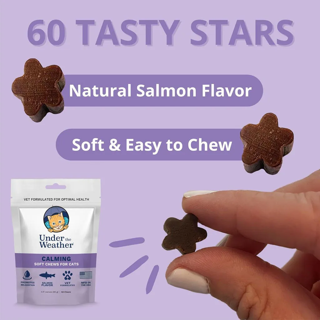 Under the Weather Calming Soft Chews for Cats, 60 count