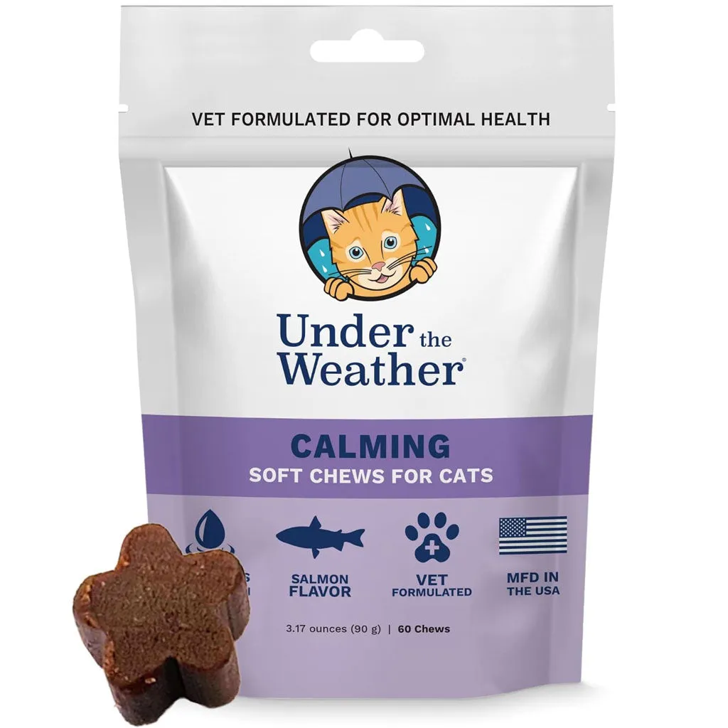 Under the Weather Calming Soft Chews for Cats, 60 count