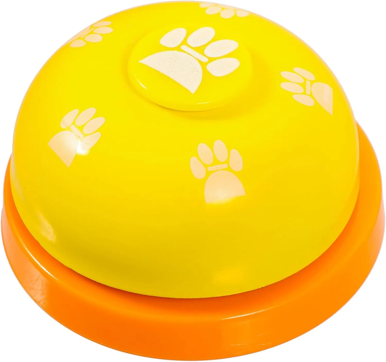 VOSAREA Pet Training Bell Portable Dog Dinner Training Bell with Pattern Fun Communication Tool for Small Dogs and Interactive Play