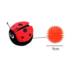 Waggly Ladybird 2-in-1  Surprise Dog Toy